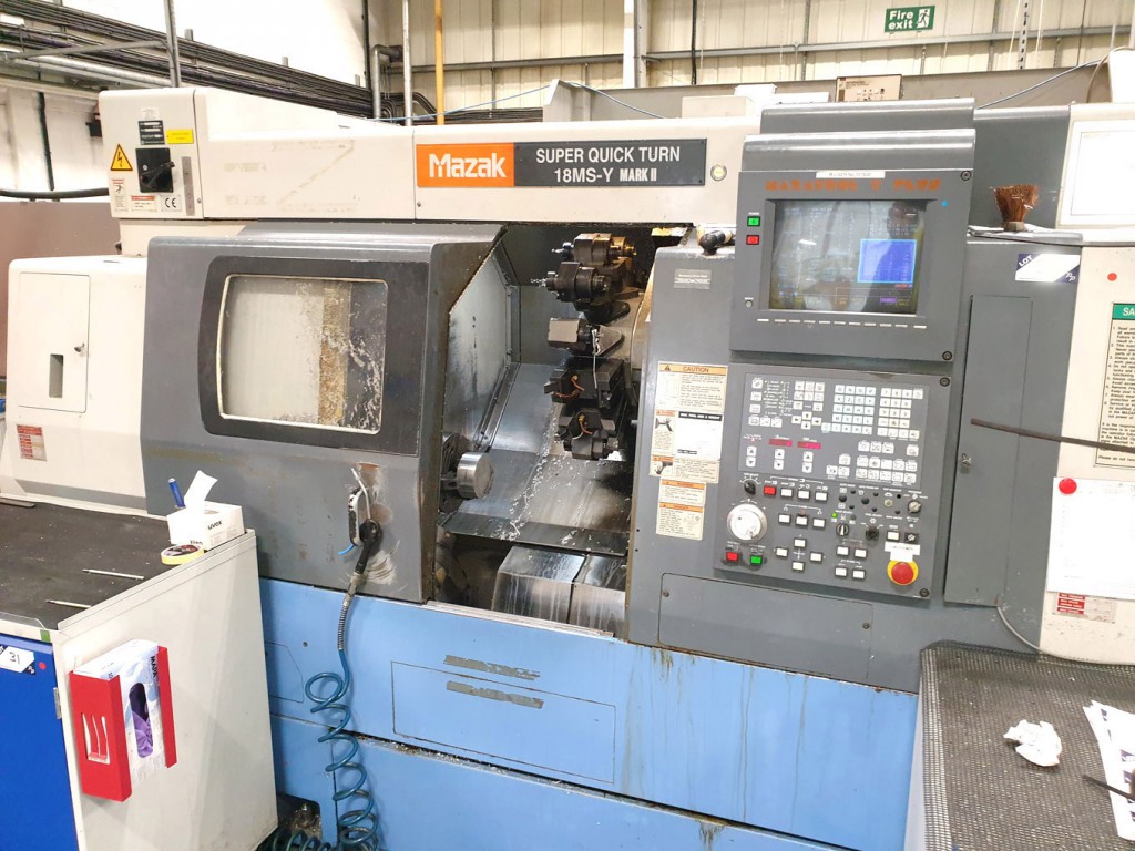 Mazak Super Quick Turn model SQT-18MS-Y mark II CN...