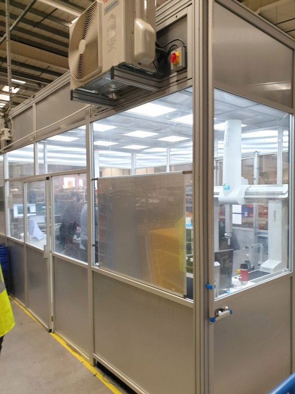 Aluminium frame modular partition building, twin T...