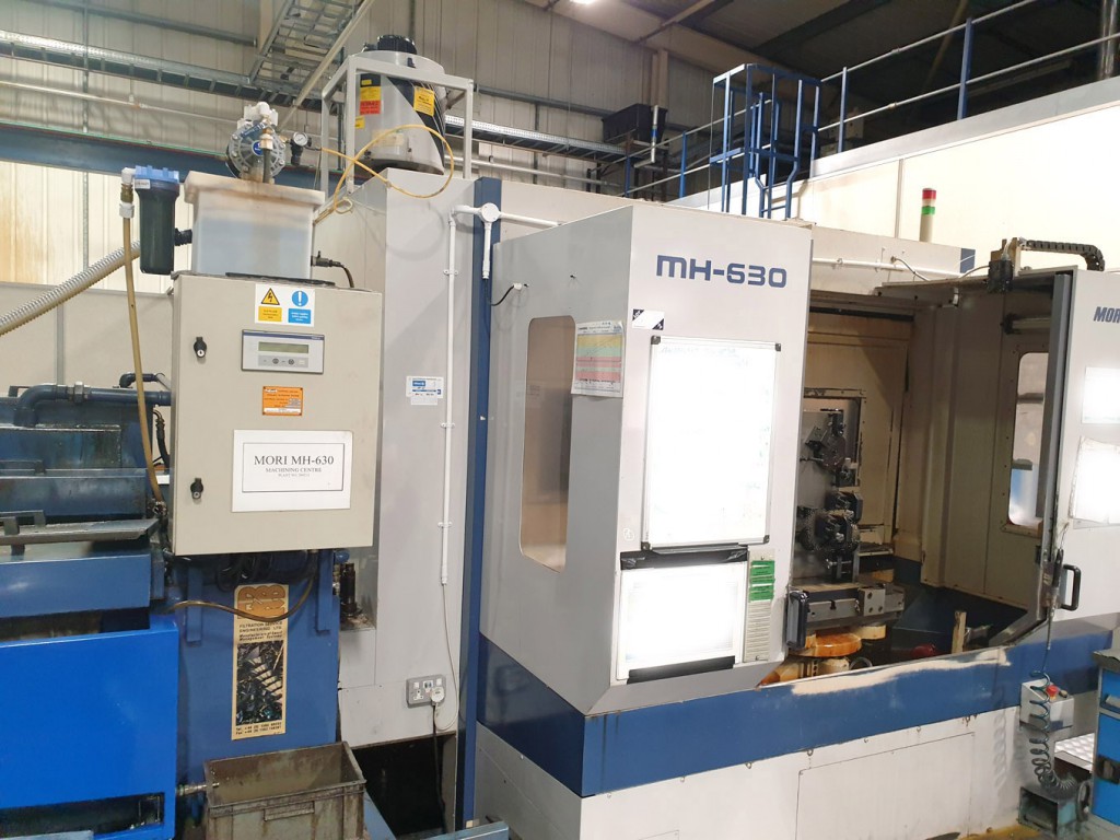 Mori Seiki MH630 CNC twin pallet horizontal machin...