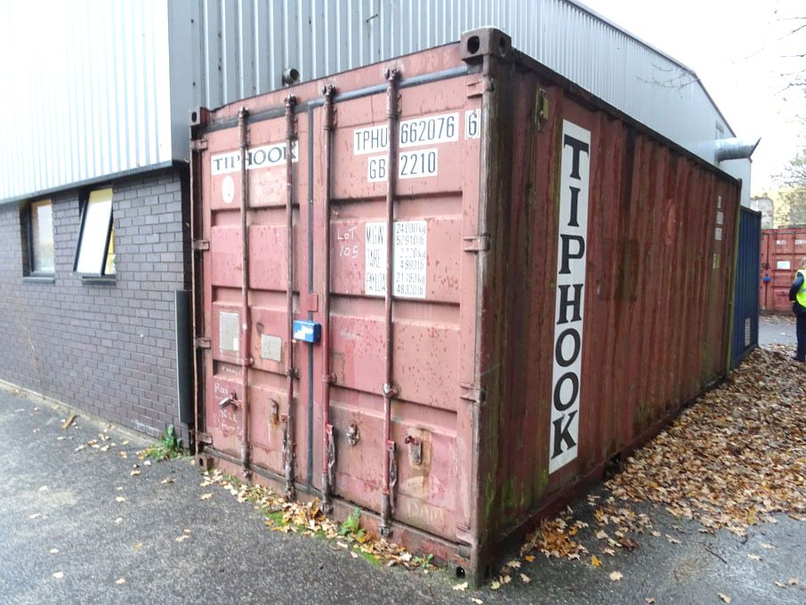 20ft steel shipping container, 2500mm high with bo...