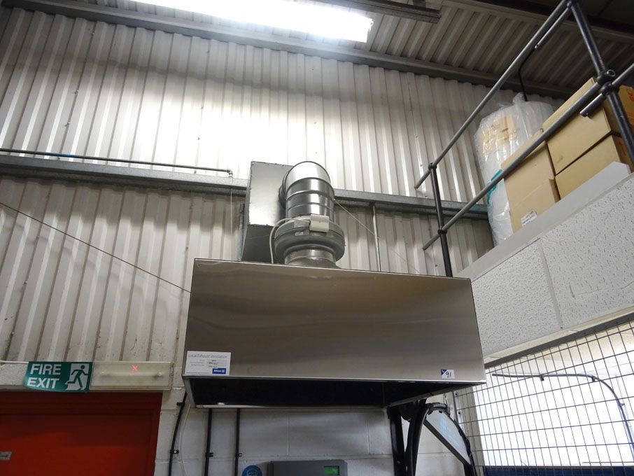 Allianz local exhaust vent, 1000x1000mm stainless...