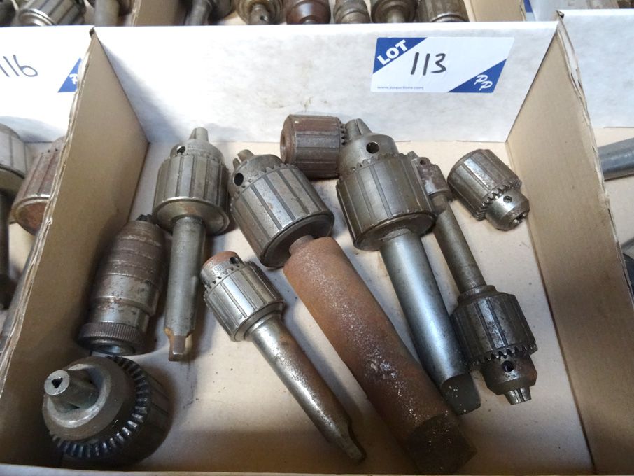 10x Jacobs etc drill chucks