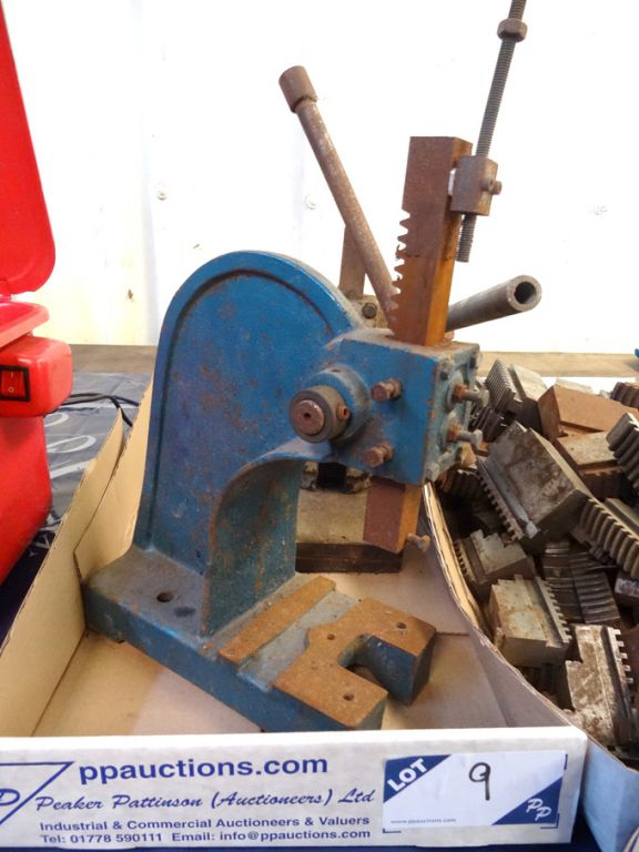 AH 90mm throat manual press & similar 4" throat ma...