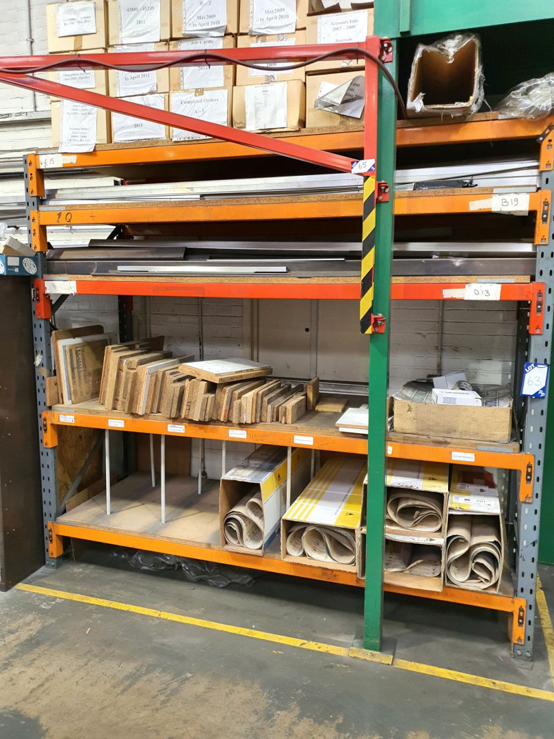1 bay Dexion Speedlock multishelf storage racking,...