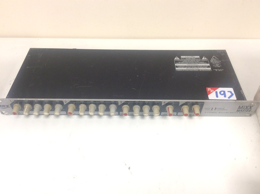 ARX Mixx Master 4 channel mic / line master mixer