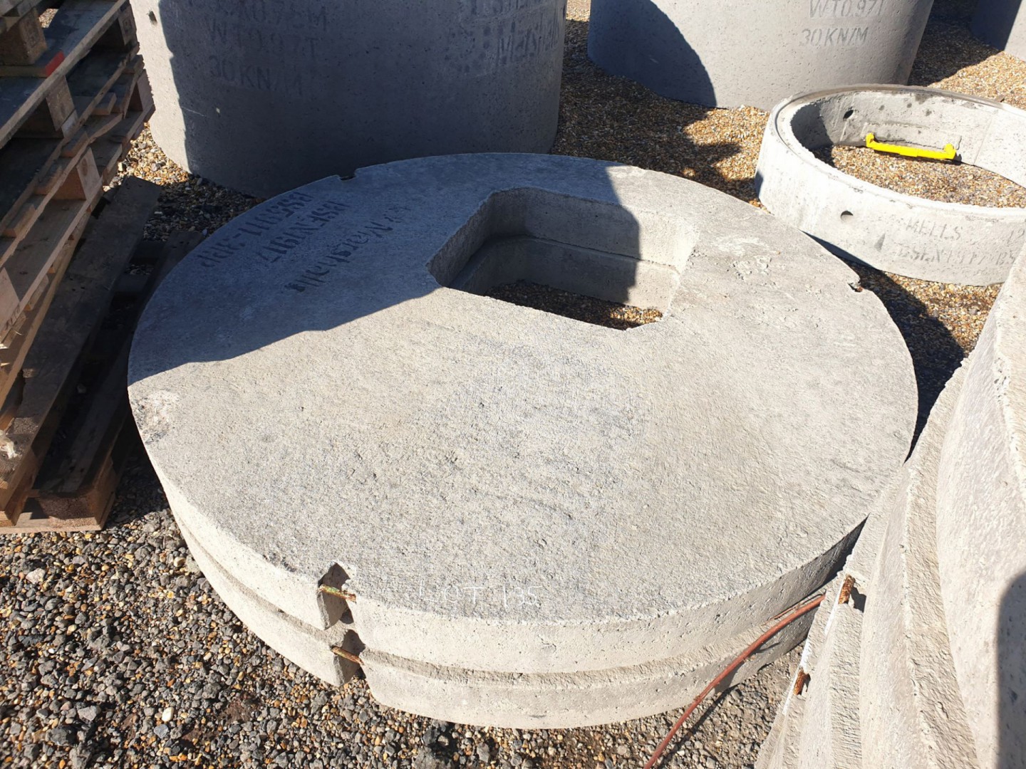 2x Marshall Mells 1500x600mm concrete drainage bis...