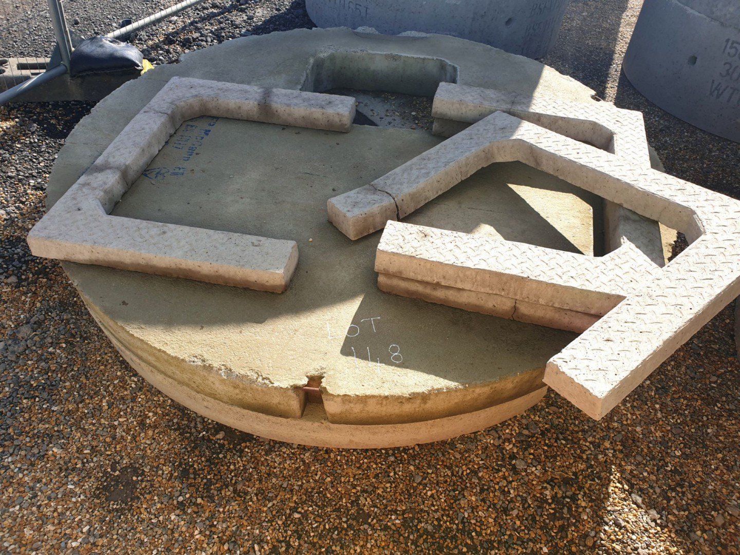 2x FP McCann 2000x2600mm concrete drainage biscuit...