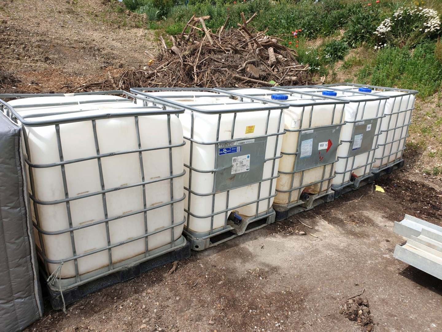 5x plastic IBC's