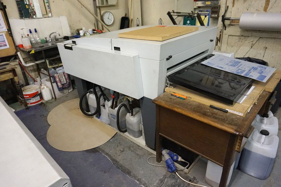 Gluntz & Jensen PT85 plate processor, curing & dev...