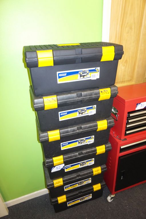 4x Draper4 BC175567 plastic storage boxes