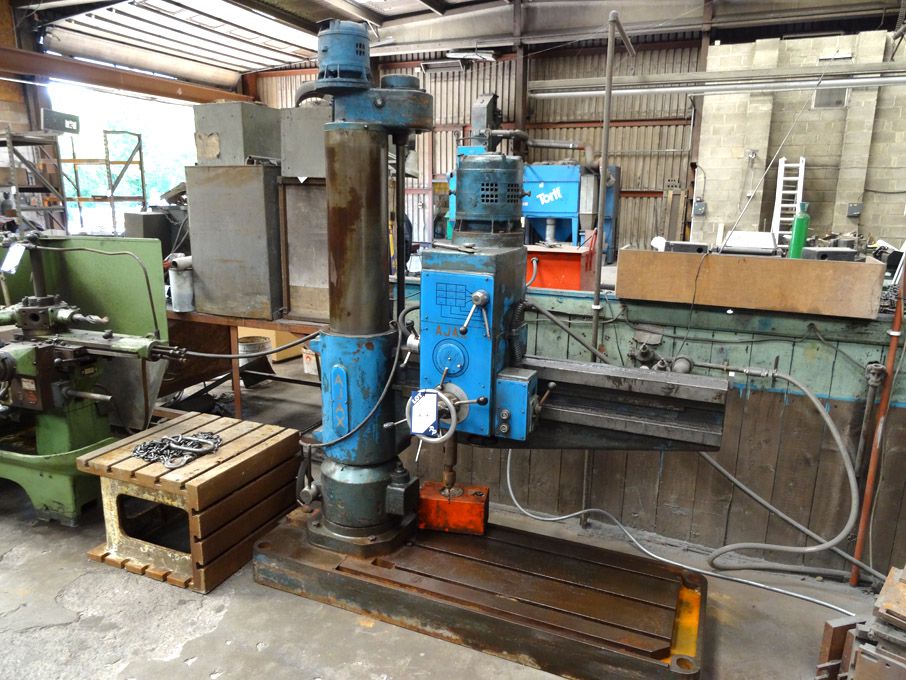 Ajax 64R14 radial arm drill, 1200mm arm, 50-1500rp...