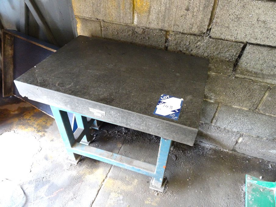 WBJ grade 0 900x600mm granite surface table (damag...