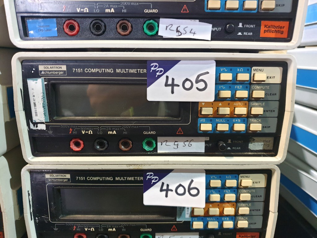 Solartron / Schlumberger 7151 computing digital m...