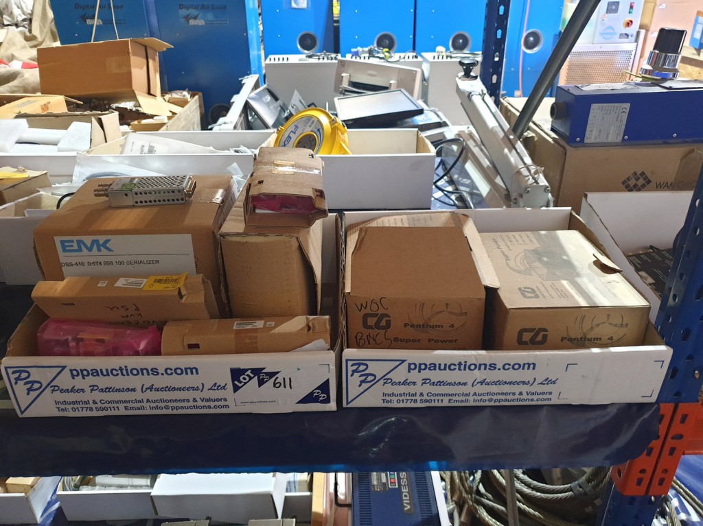 Qty various inc: Pentium 4 fan units, KVM PSU's, E...
