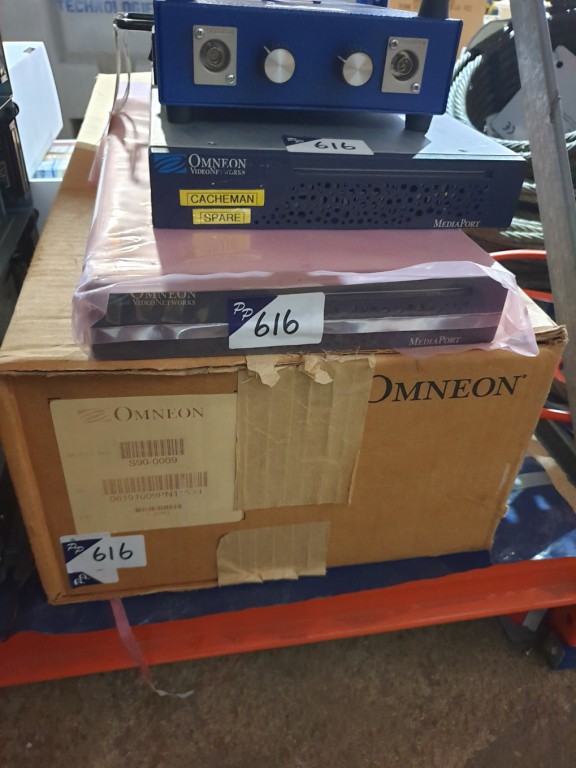 3x Omneon network ports