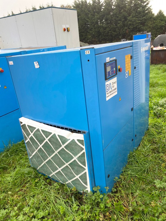 Boge S50-2 rotary packaged compressor, 37kW, 8 bar...