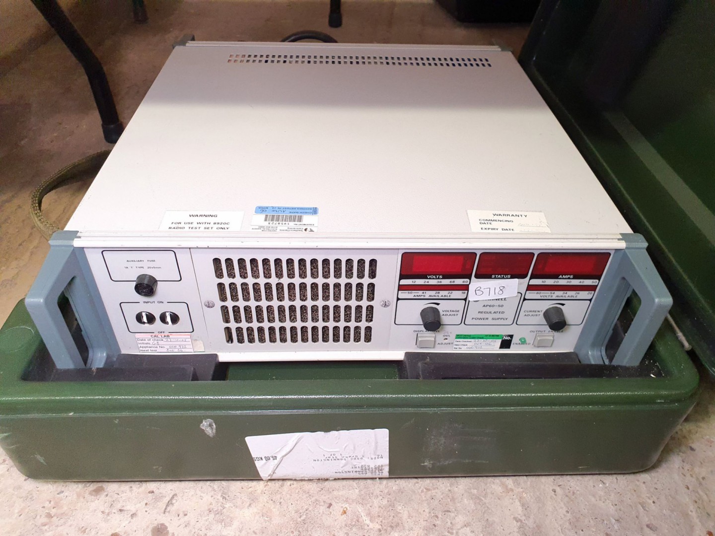 Farnell AP6050 PSU, 0-60v, 0-50A, 1000W in transi...