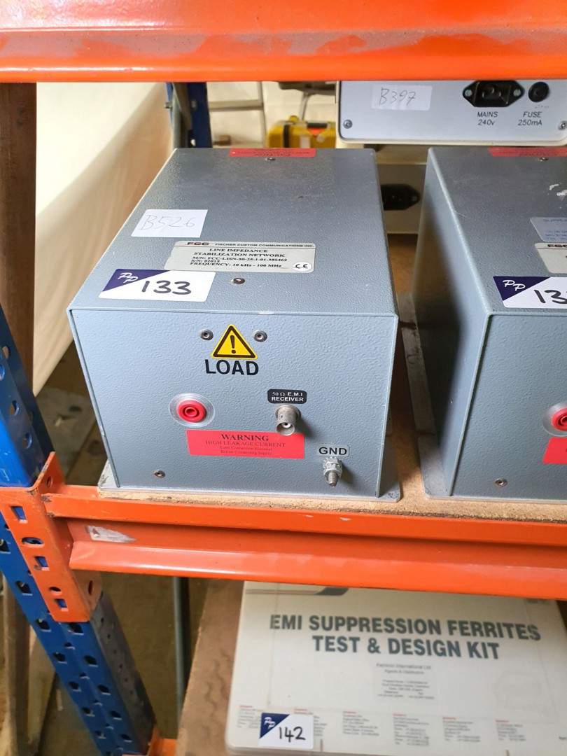 Fischer Line FCC-LISN-50-25-1-01-MS462 impedance s...