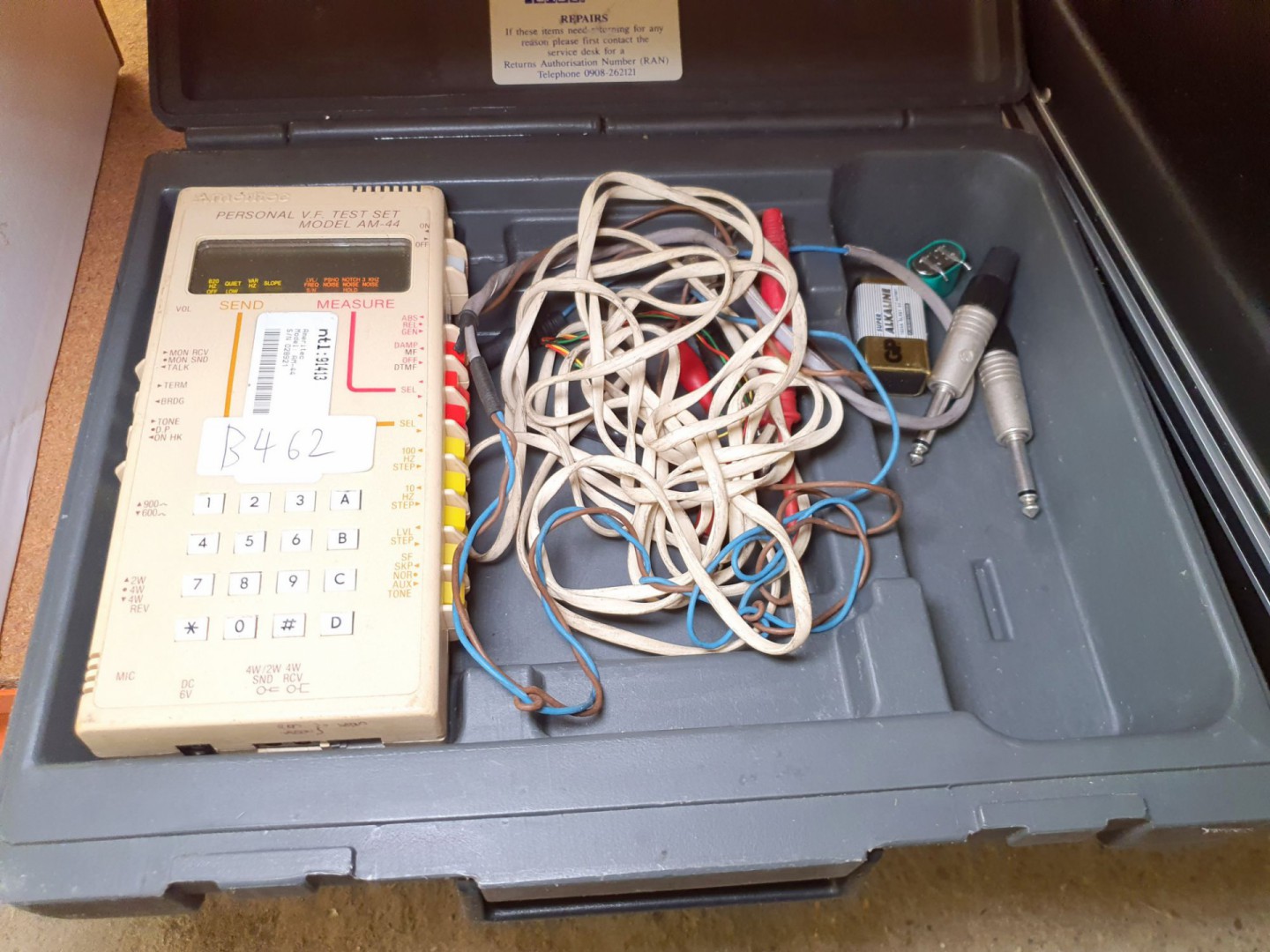 Ameritec AM44 personal VF test set in case (B462)...