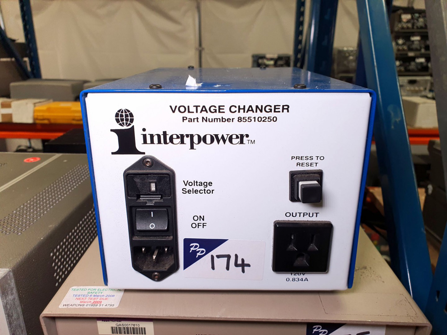 Interpower voltage changer (B547) - Lot located at...