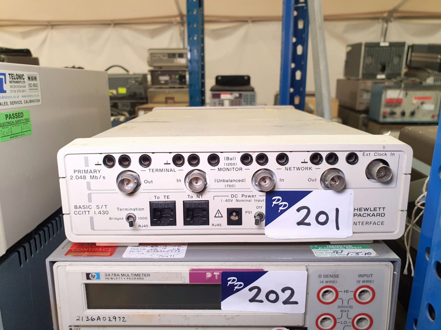 HP 18366A ISDN interface (B86) - Lot located at: P...