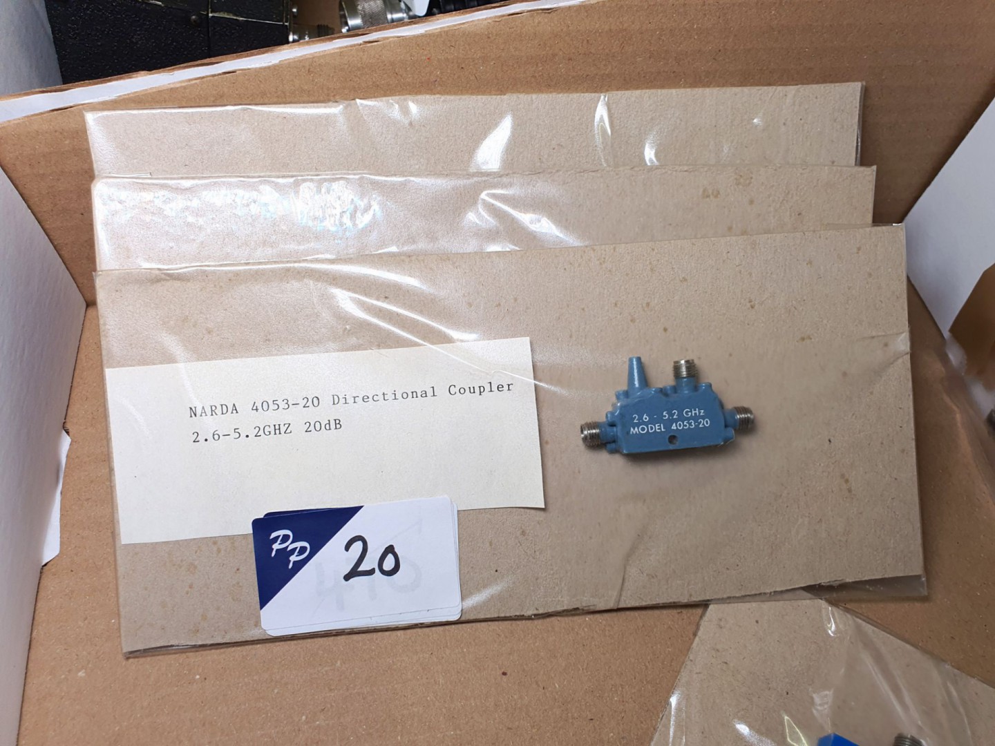 Narda 4053-20 directional coupler, 2.6 - 5.2GHz, 2...