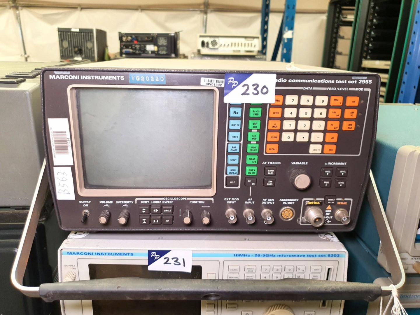 Marconi 2955 mobile radio test set (B563) - Lot lo...
