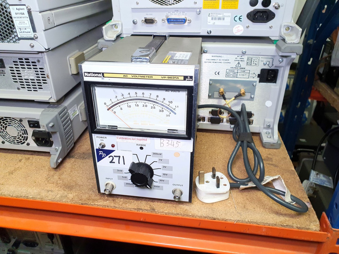 National VP 9631A AC voltmeter (B345) - Lot locate...