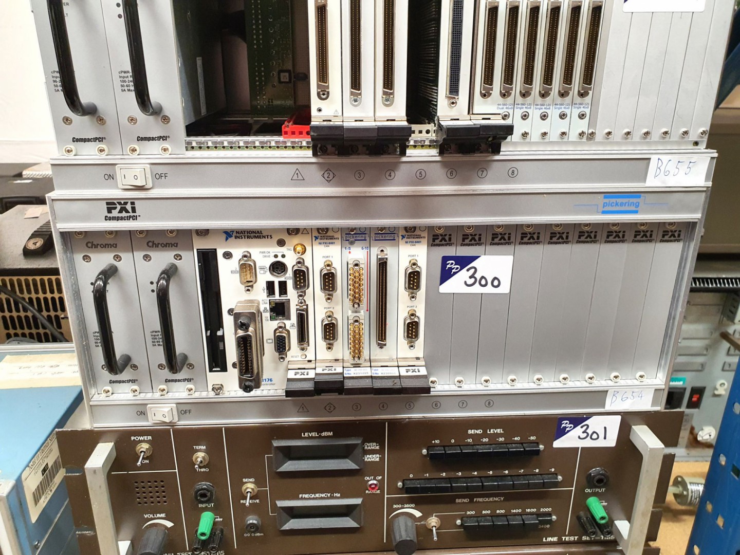 Pickering PXI mainframe with 1x NI PXI-8176 embedd...