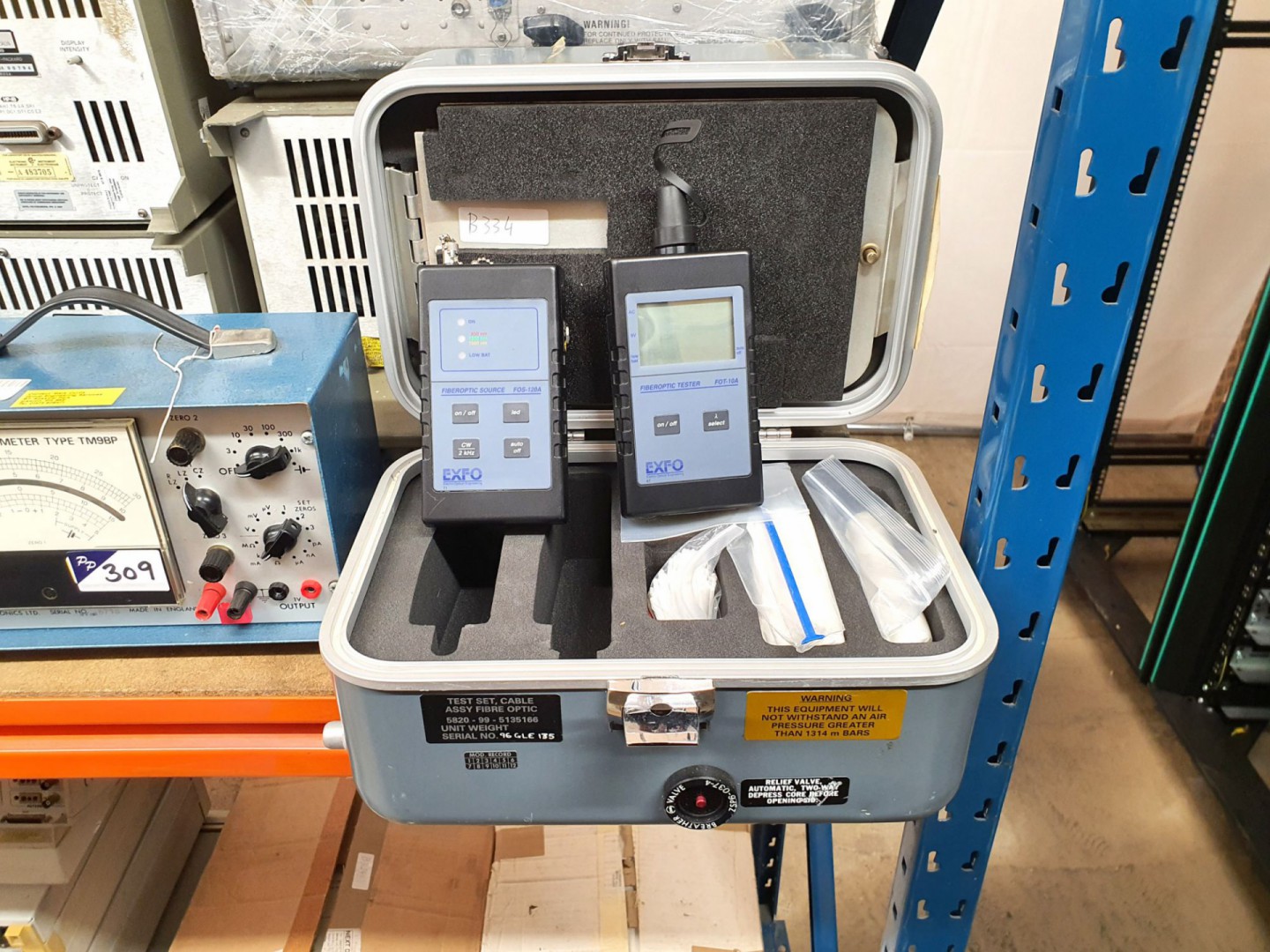 EXFO FOS 120A & FOT 10A fibreoptic tester & source...