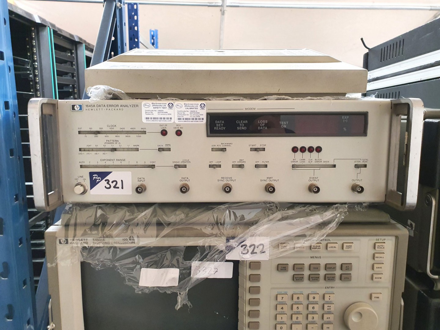 HP 1645A data error analyser (B336) - Lot located...