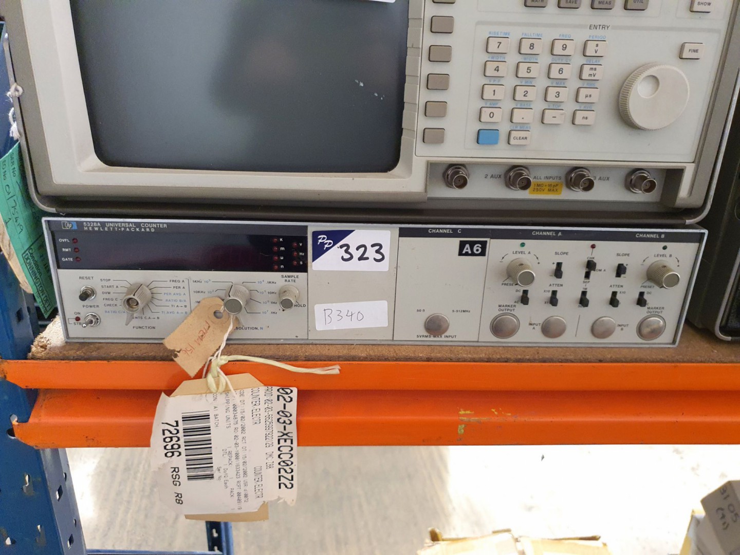 HP 5328A universal frequency counter (B340) - Lot...