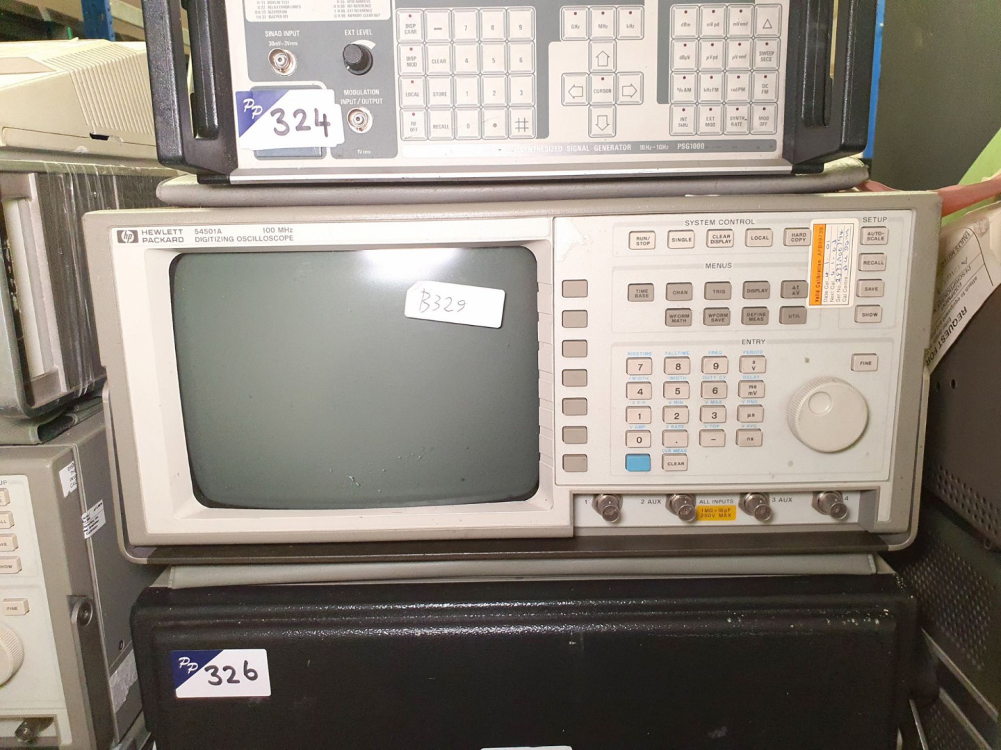 HP 54501A digital storage scope, 100MHz (B329) - L...
