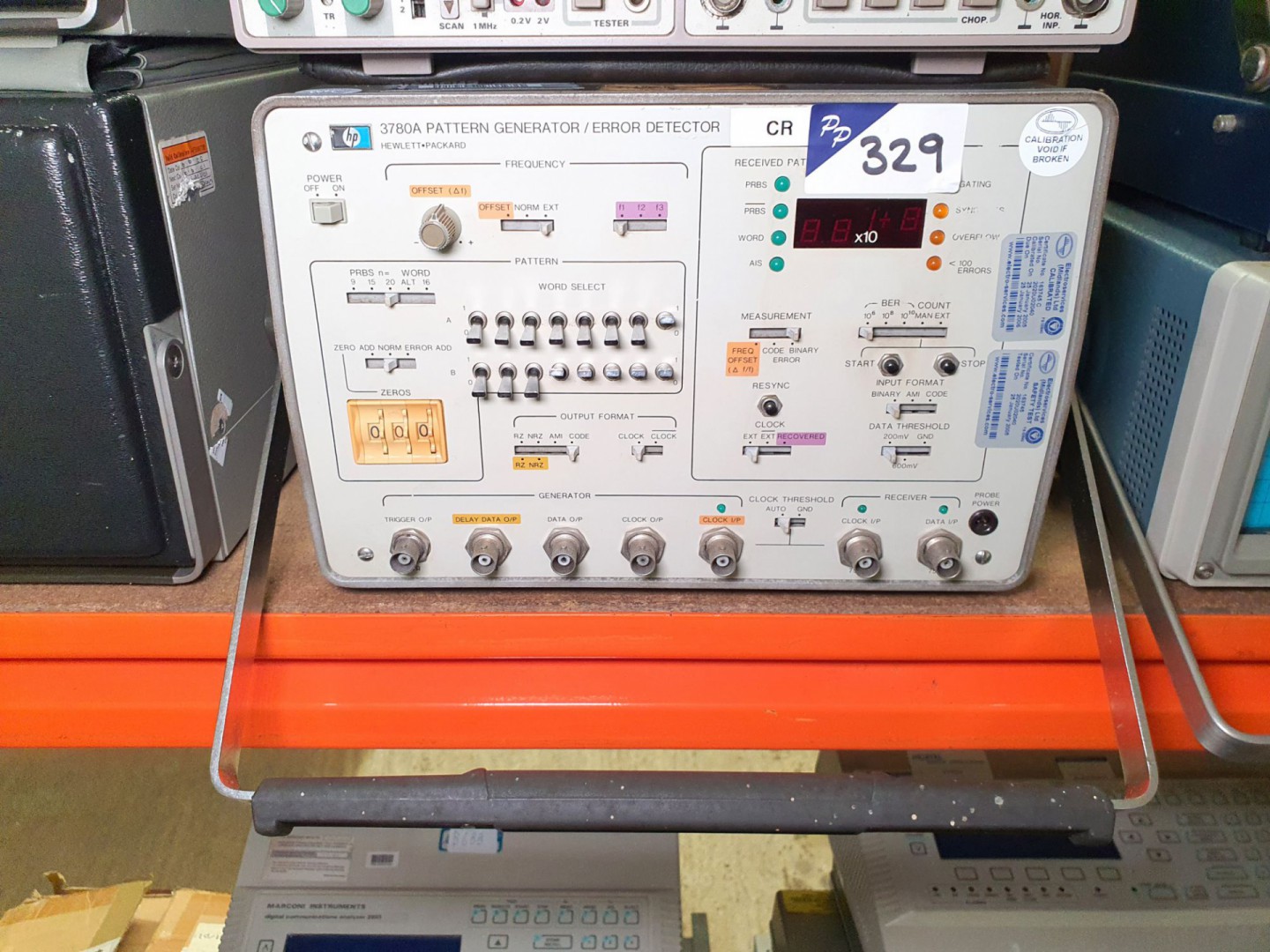 HP 3780A pattern generator / error detector - Lot...