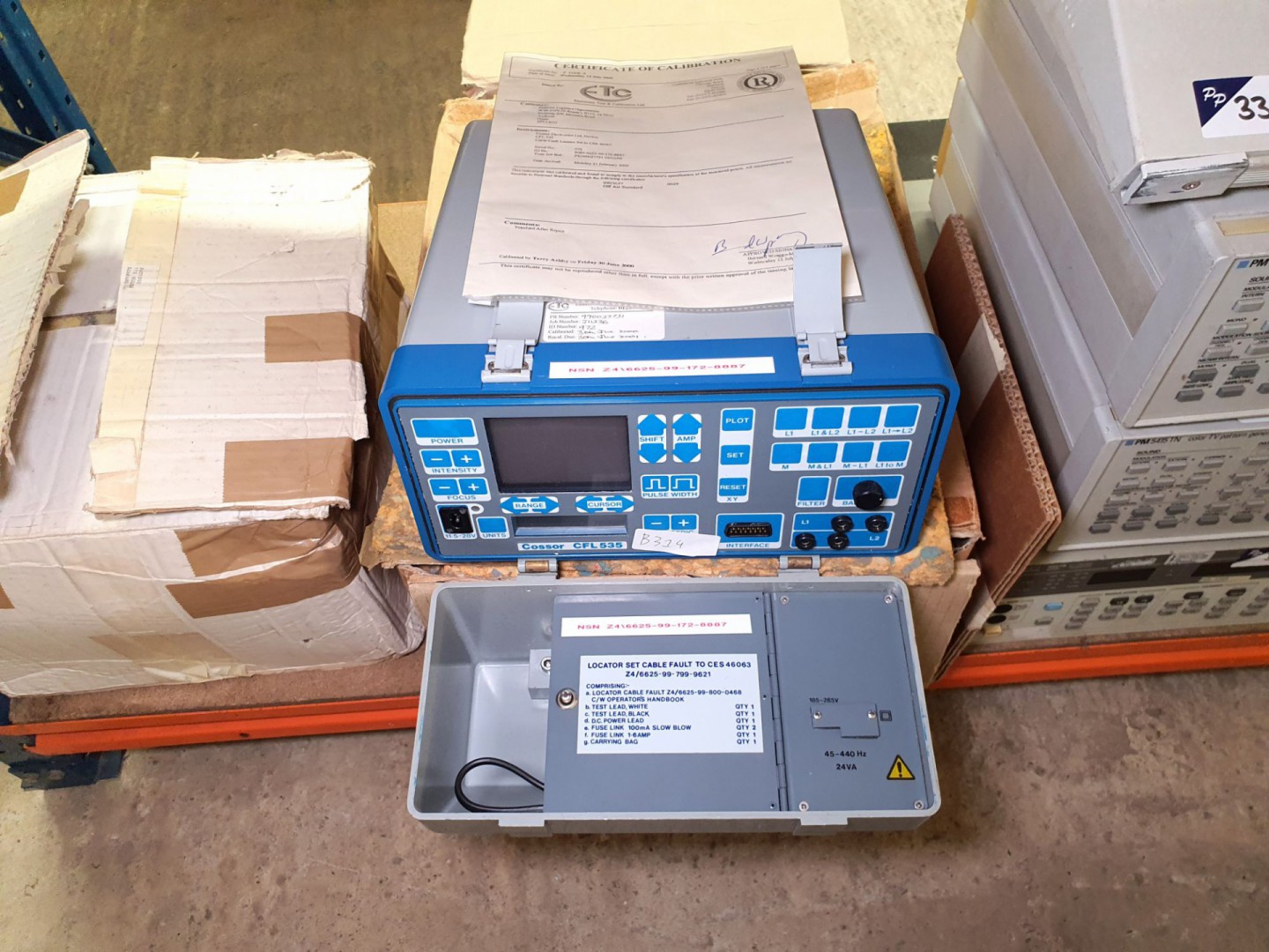 Cossor CFL 535 cable fault locator (boxed) (B314)...
