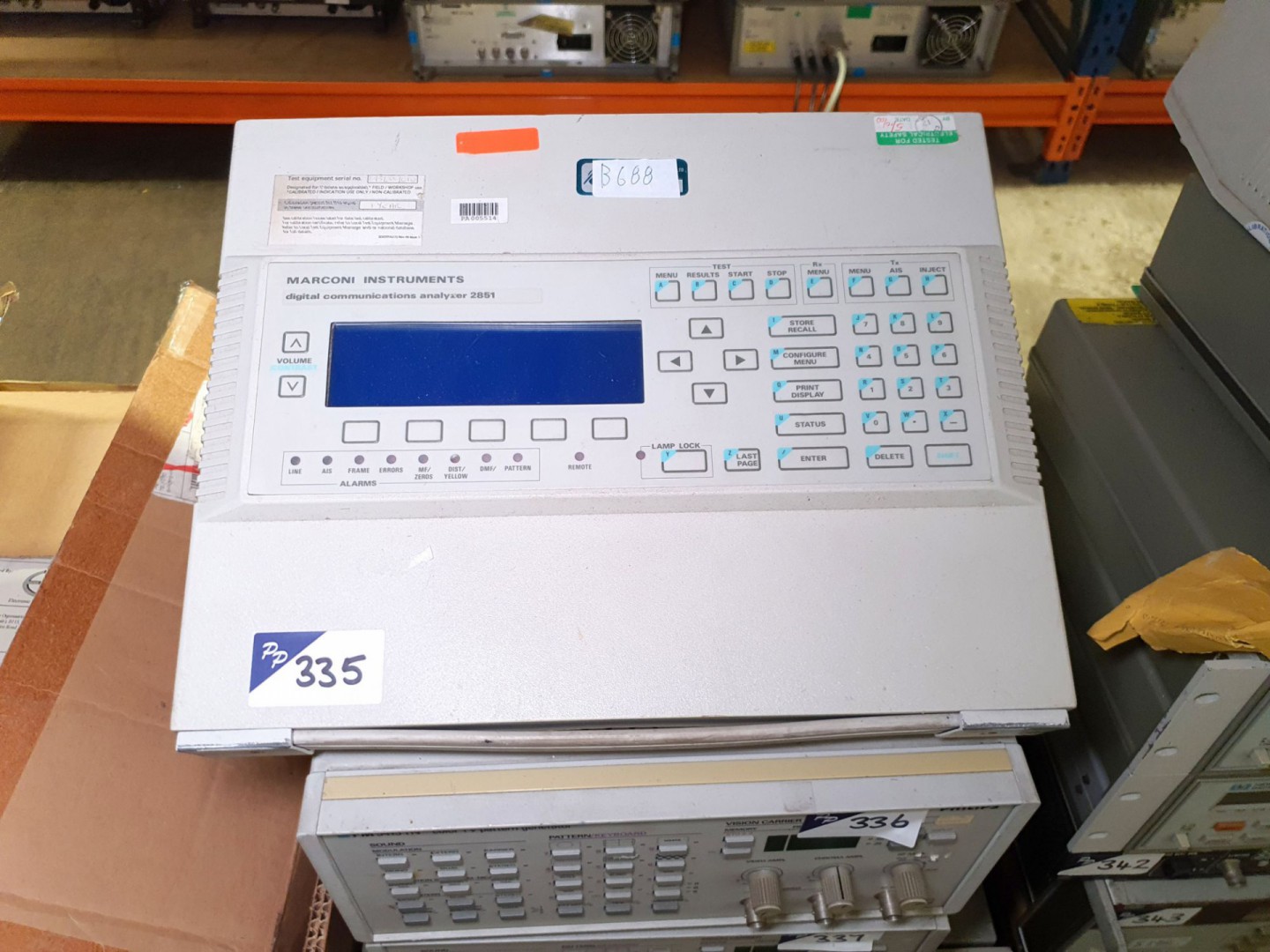 Marconi 2851 & 2850A digital transmission analyser...