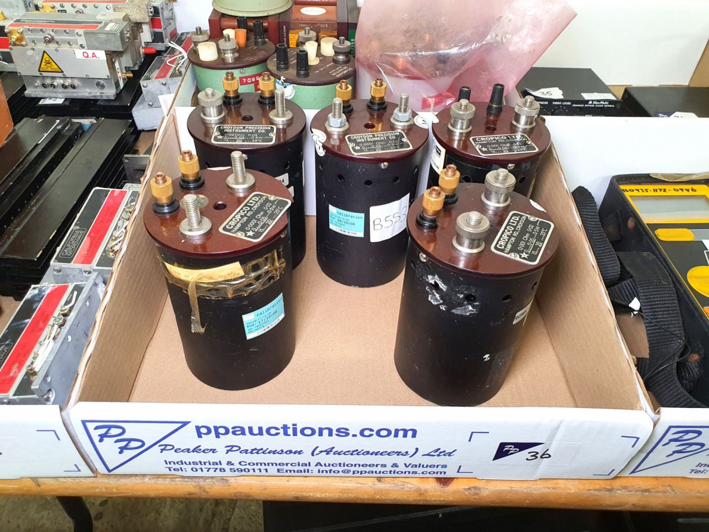 5x Croydon / Cropico precision instrument resistan...