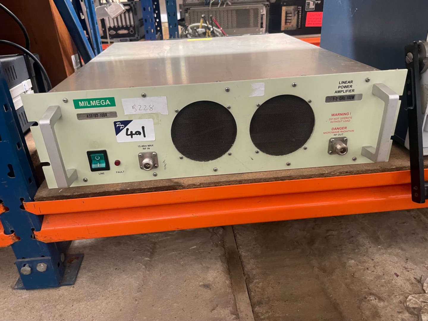 Milmega ASO 102-100R RF linear power amplifier, 1-...