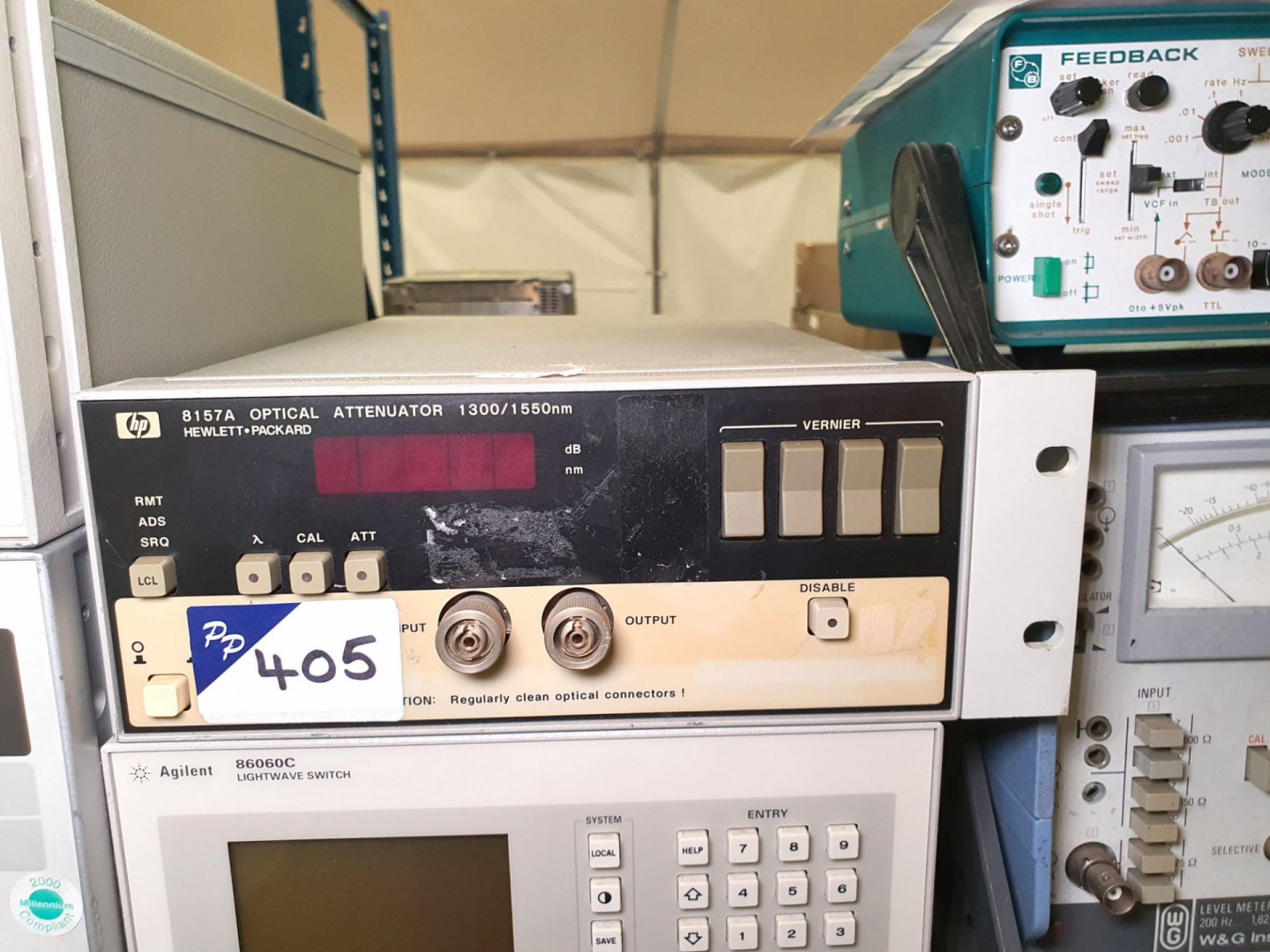 HP 8157A optical attenuator, 1300/15500mm (U32) -...