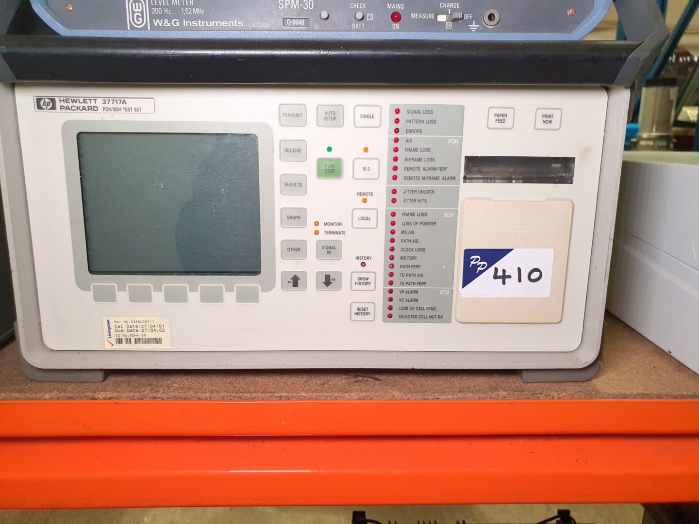 HP 37717A PDH/SDH test set (B683) - Lot located at...