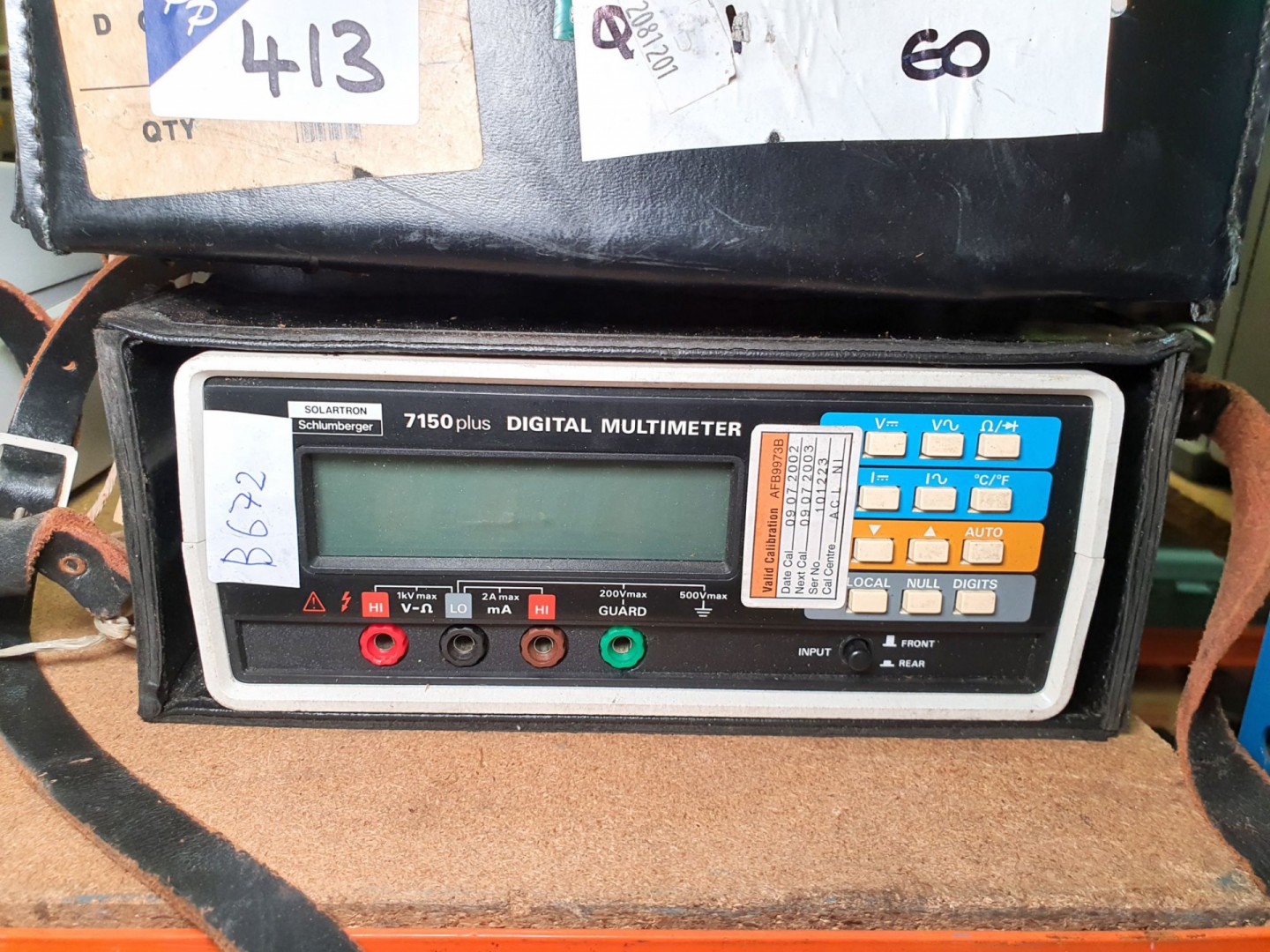Solartron/Schlumberger 7150 plus DMM 6.5 digit, in...