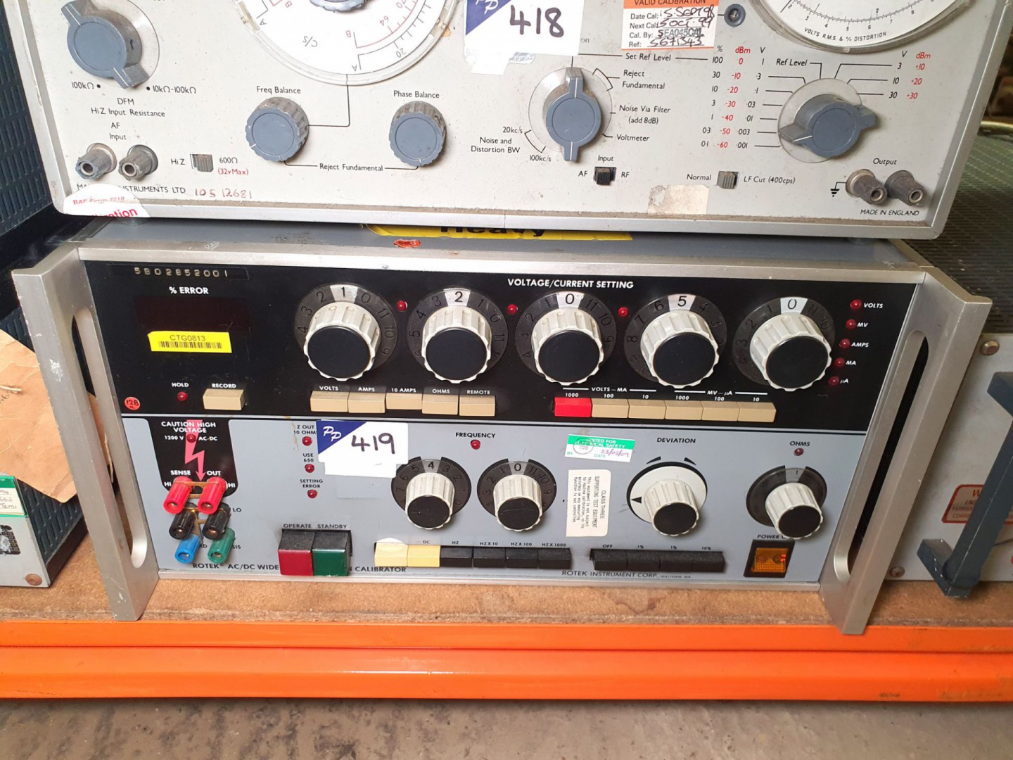 Rotek 610 AC/DC wideband precision calibrator (B59...