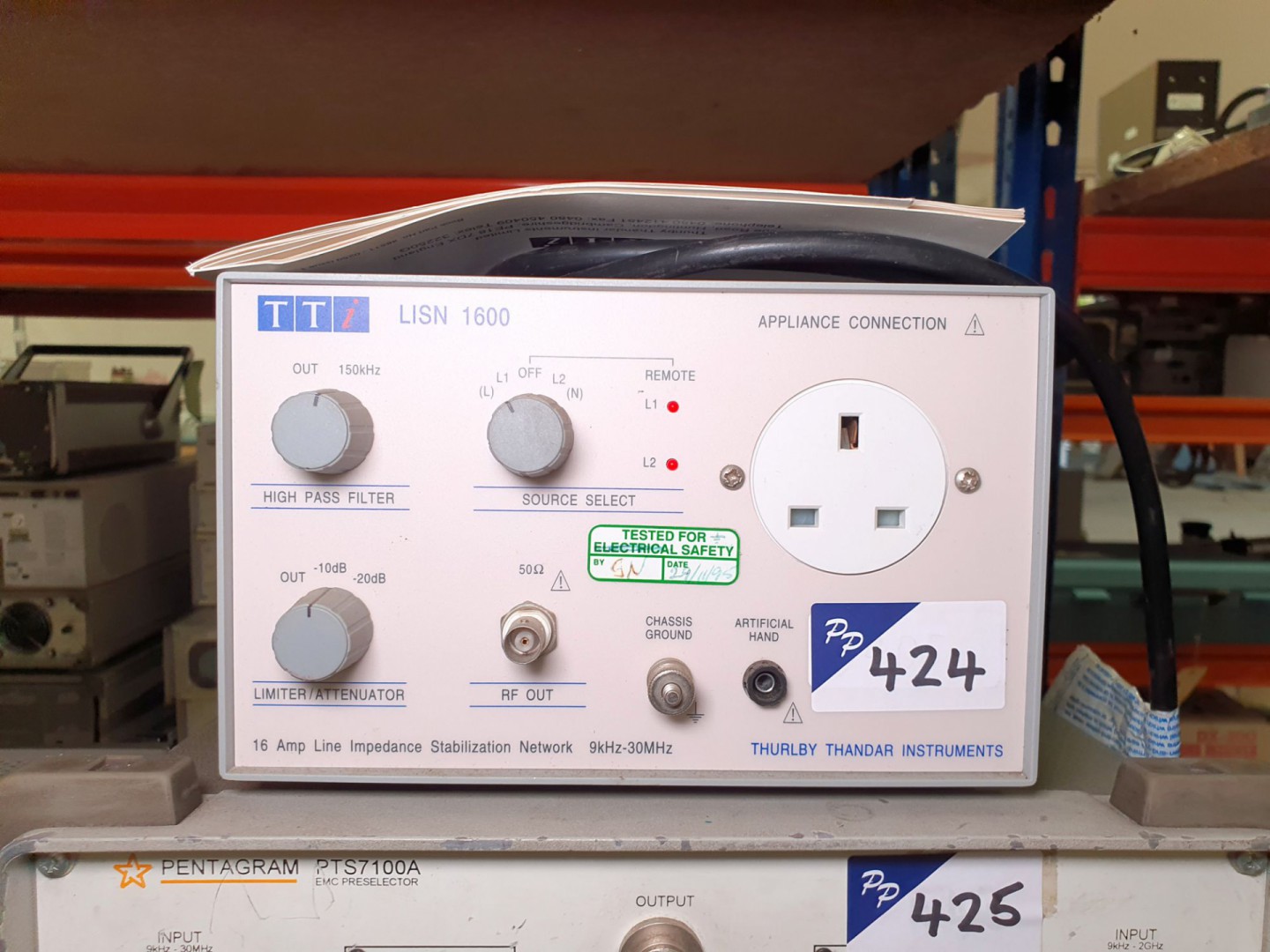 TTI LISN 1600 line impedance stabilisation network...