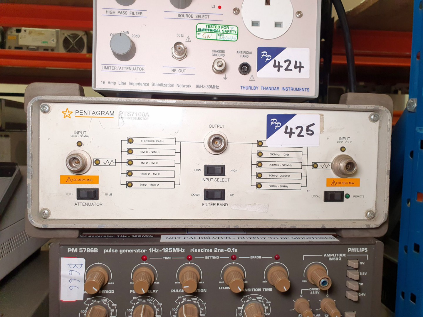 Pentagram PTS7100A EMC preselector (R753) - Lot lo...