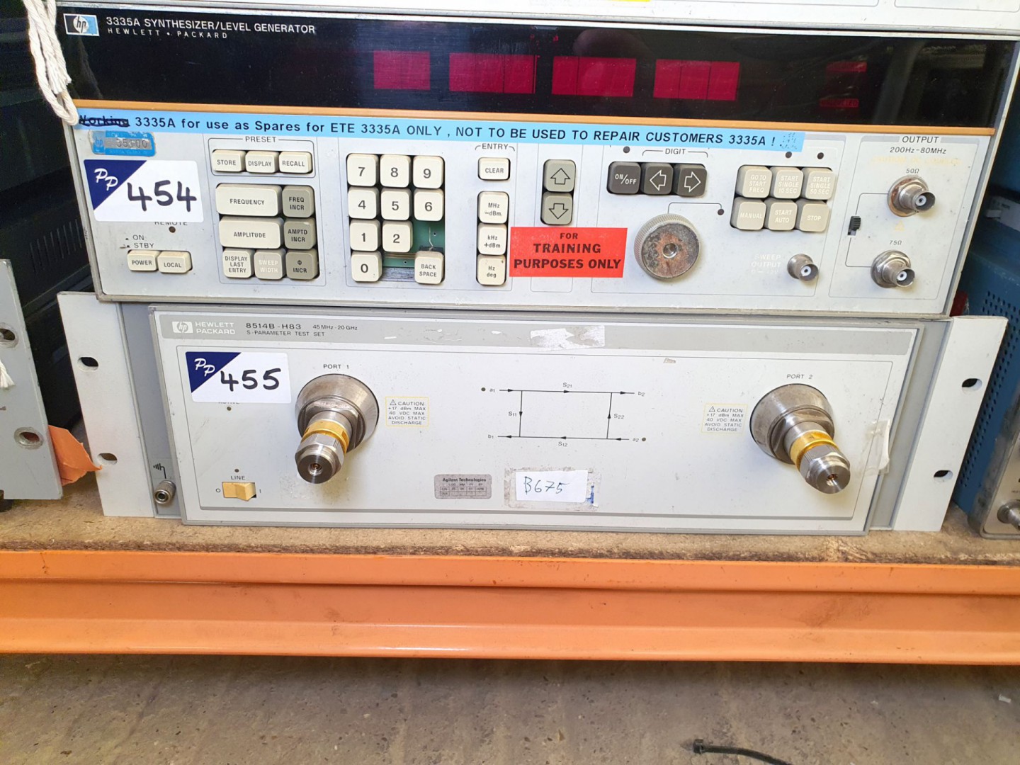 HP 8514B S-parameter test set, 45MHz-20GHz (B675)...