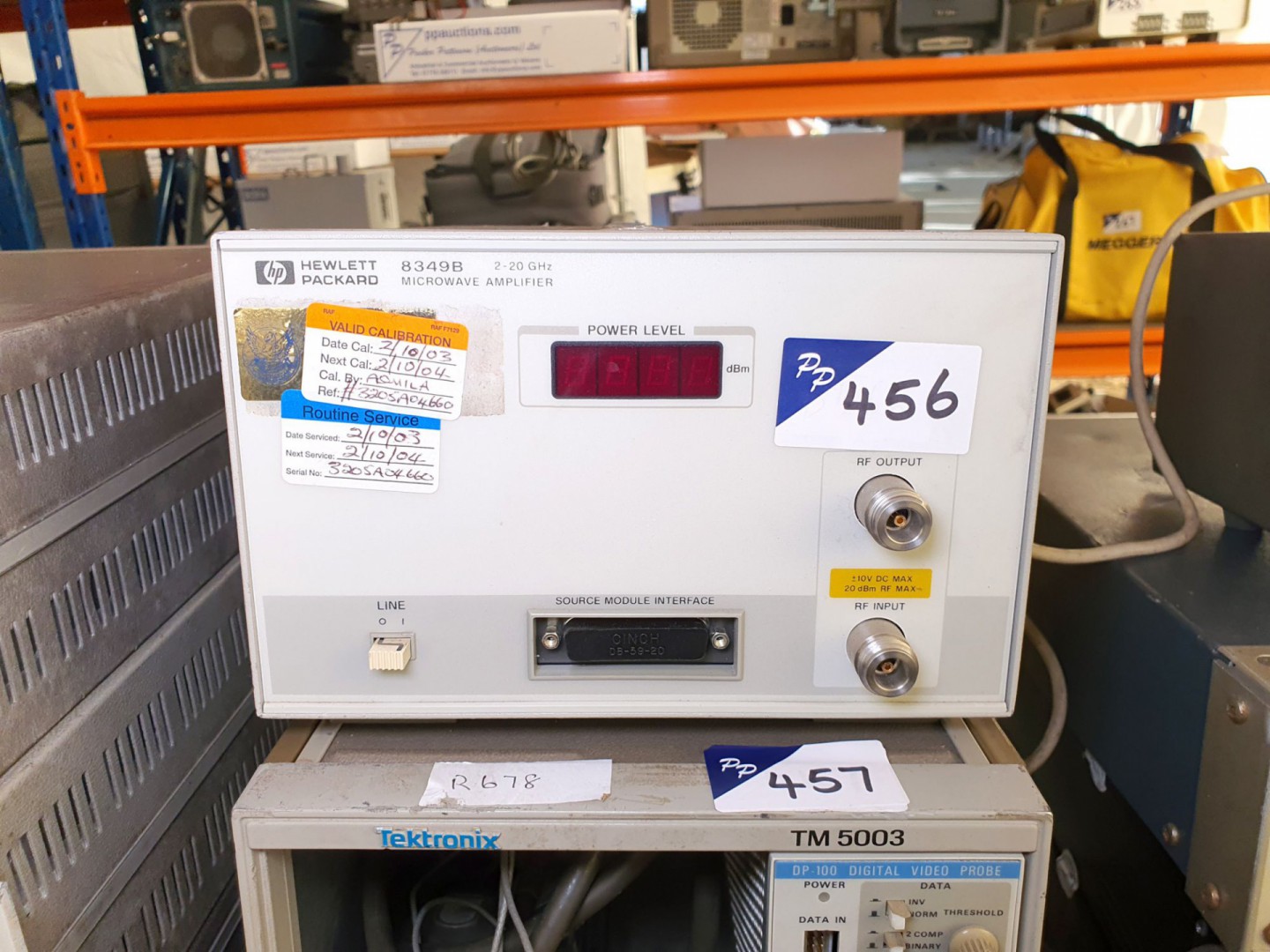 HP 8349B microwave amp, 2-20GHz (B566) - Lot locat...