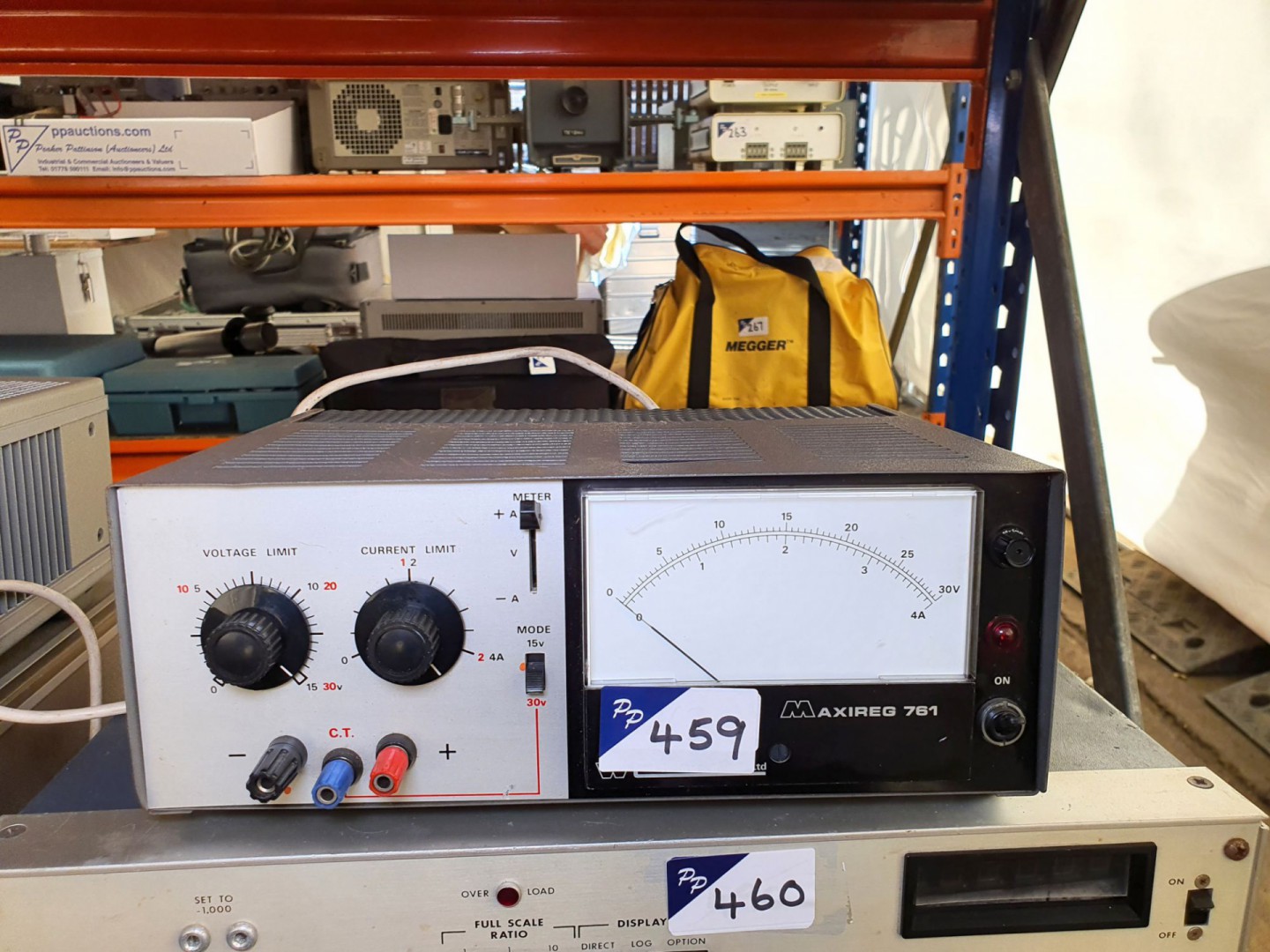 Weir 761 maxi reg power supply, 0-15v, 4A / 0-30v,...