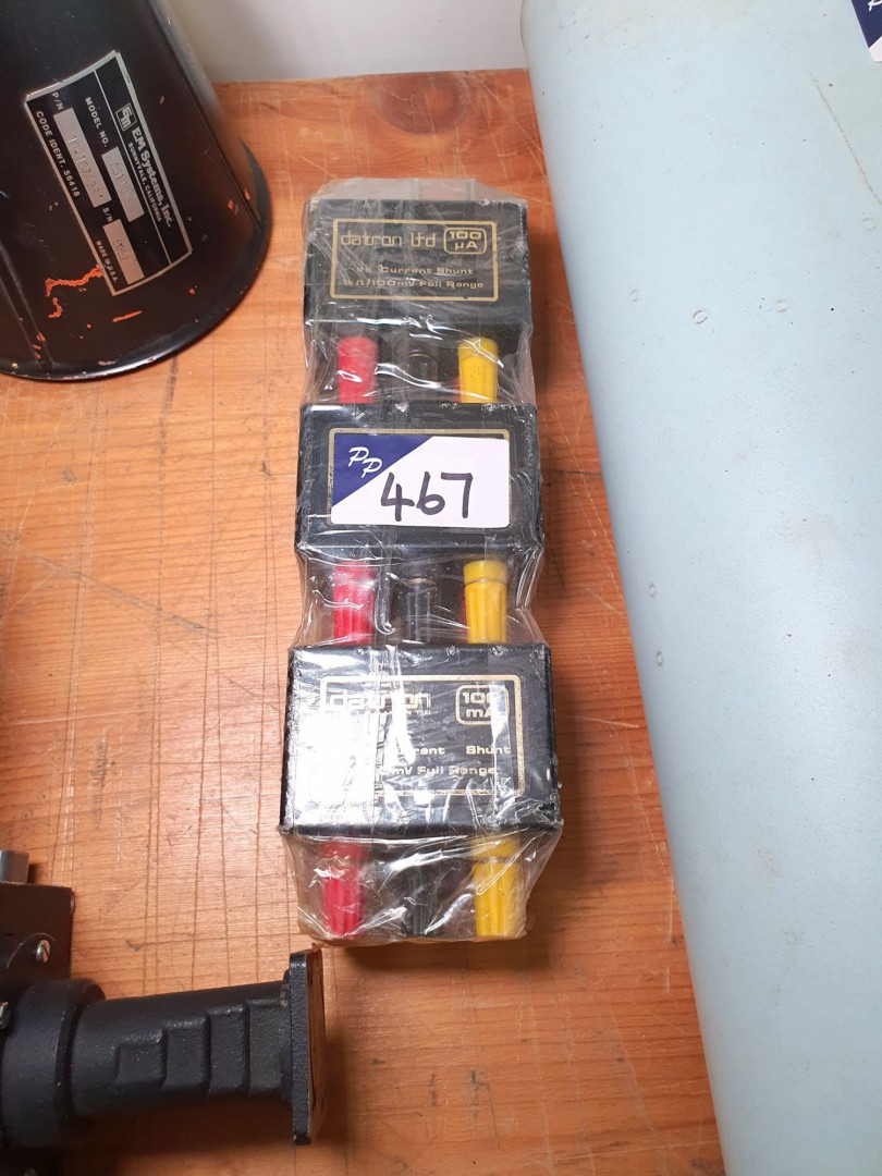 6x Datron current shunts, 10microamps, 100microamp...
