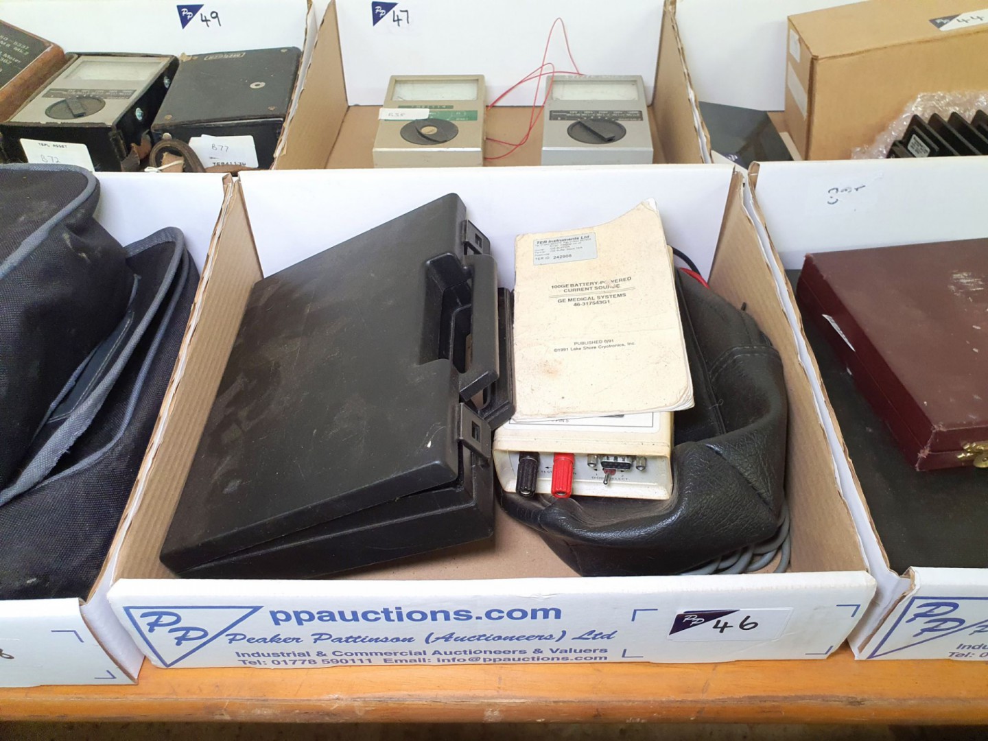 Lakeshore 100GE current source with leads & manual...