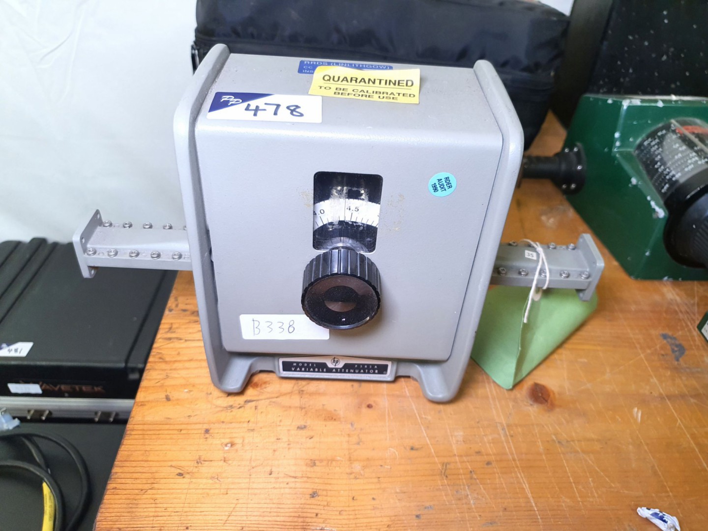 HP P382A variable attenuator (B338) - Lot located...